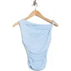 Blu Pepper One-shoulder Top In Blue