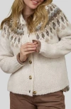 Blu Pepper Pattern Cardigan In Multi