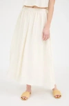 Blu Pepper Pleated Maxi Skirt