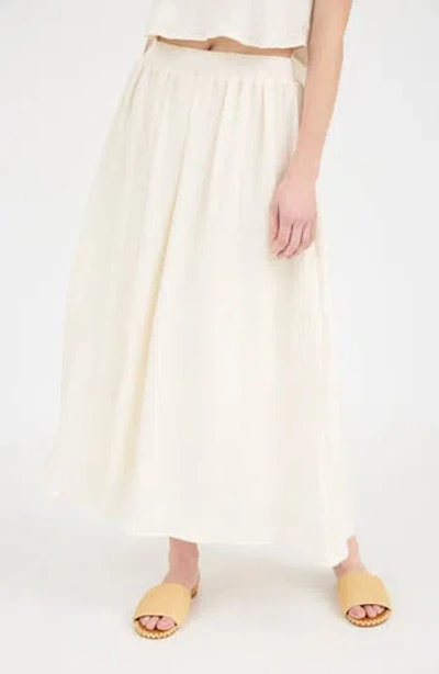 Blu Pepper Pleated Maxi Skirt