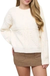 Blu Pepper Pompom Sweater In Neutral
