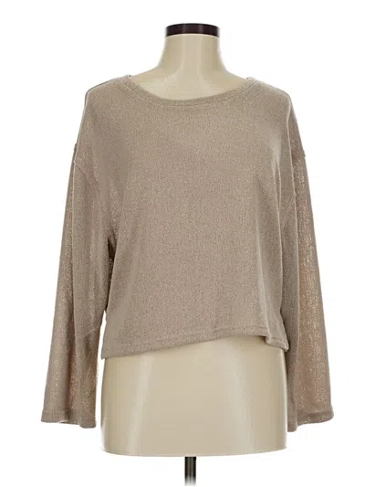 Pre-owned Blu Pepper Pullover Sweater In Brown