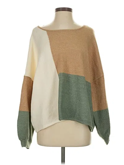 Pre-owned Blu Pepper Pullover Sweater In Brown