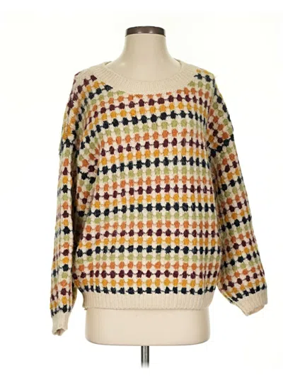 Pre-owned Blu Pepper Pullover Sweater In Brown