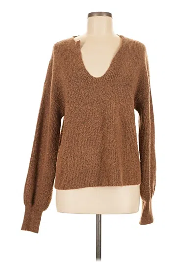 Pre-owned Blu Pepper Pullover Sweater In Brown