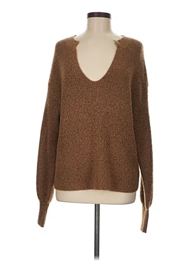 Pre-owned Blu Pepper Pullover Sweater In Brown