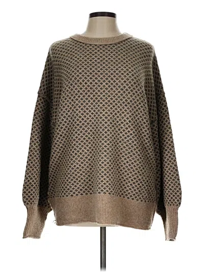 Pre-owned Blu Pepper Pullover Sweater In Brown