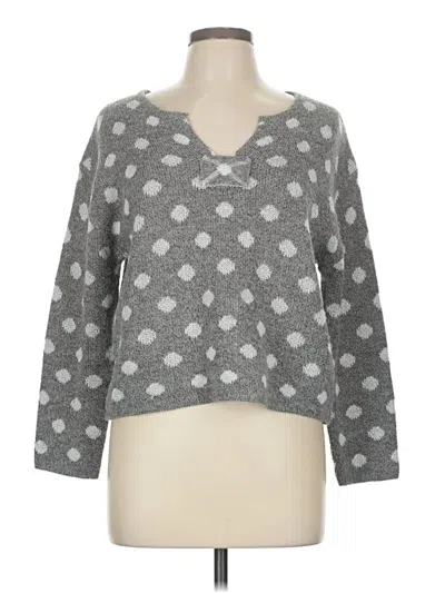 Pre-owned Blu Pepper Pullover Sweater In Gray