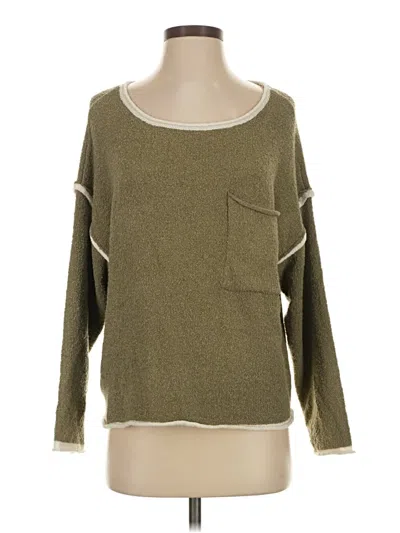 Pre-owned Blu Pepper Pullover Sweater In Green