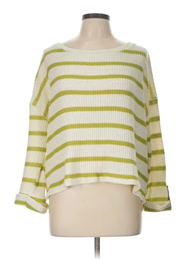 Pre-owned Blu Pepper Pullover Sweater In Green