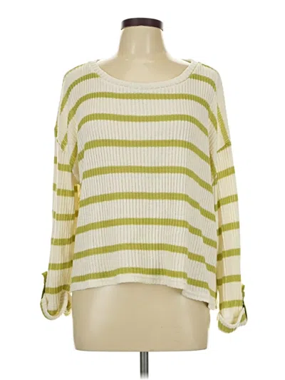 Pre-owned Blu Pepper Pullover Sweater In Green