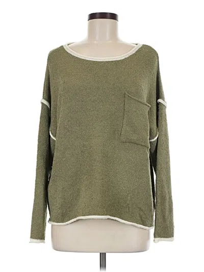 Pre-owned Blu Pepper Pullover Sweater In Green