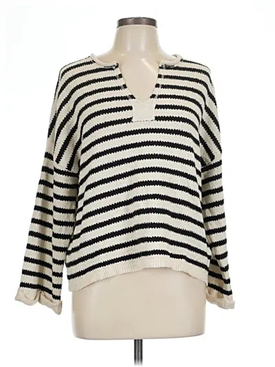 Pre-owned Blu Pepper Pullover Sweater In Ivory