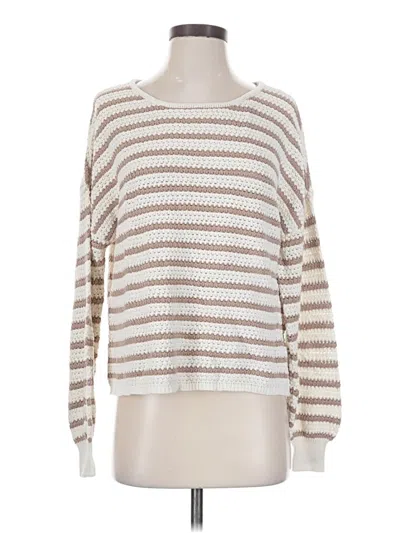 Pre-owned Blu Pepper Pullover Sweater In Ivory