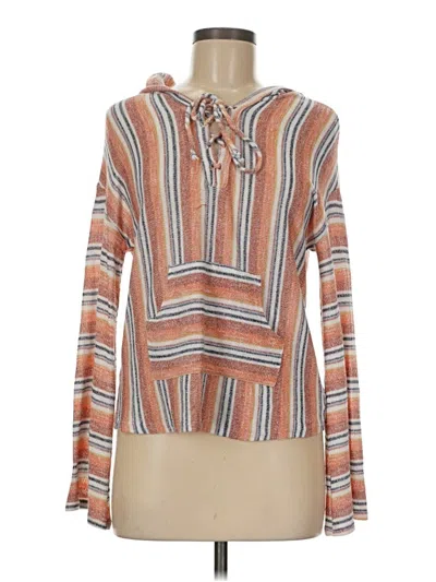 Pre-owned Blu Pepper Pullover Sweater In Orange