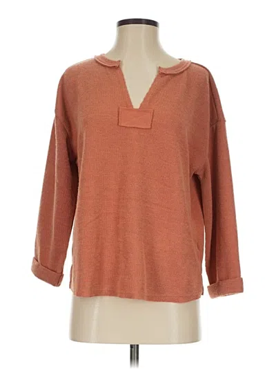 Pre-owned Blu Pepper Pullover Sweater In Orange
