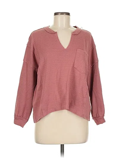 Pre-owned Blu Pepper Pullover Sweater In Pink