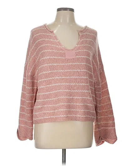 Pre-owned Blu Pepper Pullover Sweater In Pink