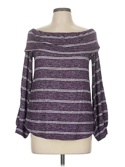 Pre-owned Blu Pepper Pullover Sweater In Purple