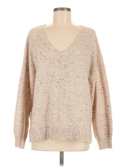 Pre-owned Blu Pepper Pullover Sweater In Tan