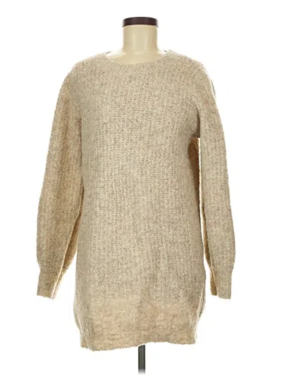 Pre-owned Blu Pepper Pullover Sweater In Tan