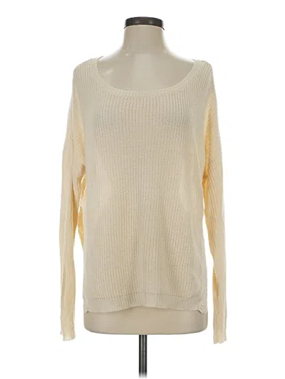 Pre-owned Blu Pepper Pullover Sweater In White