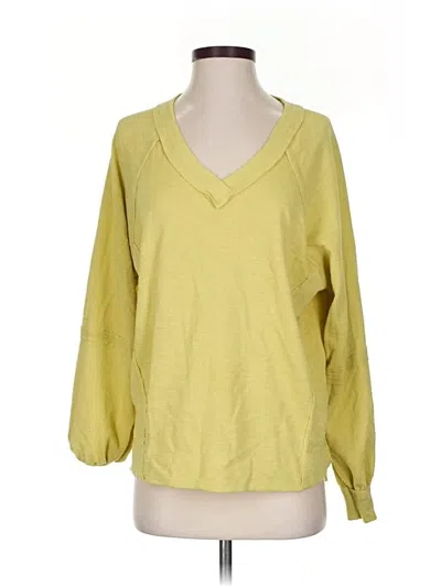 Pre-owned Blu Pepper Pullover Sweater In Yellow