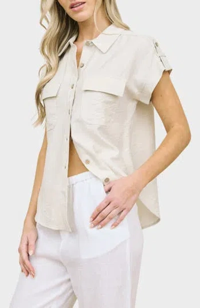 Blu Pepper Short Sleeve Button-up Shirt
