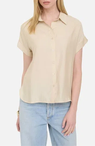 Blu Pepper Short Sleeve Button-up Shirt In Neutral
