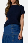 Blu Pepper Short Sleeve Sweater In Multi