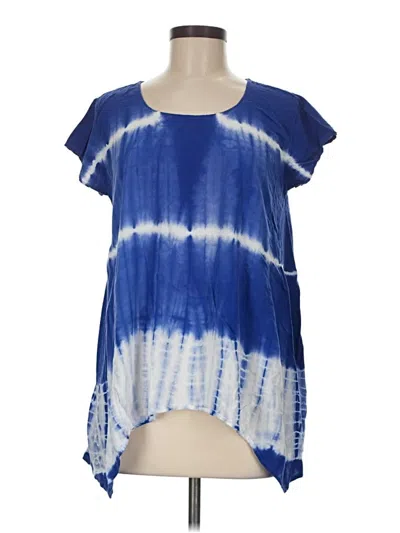 Pre-owned Blu Pepper Short Sleeve T-shirt In Blue