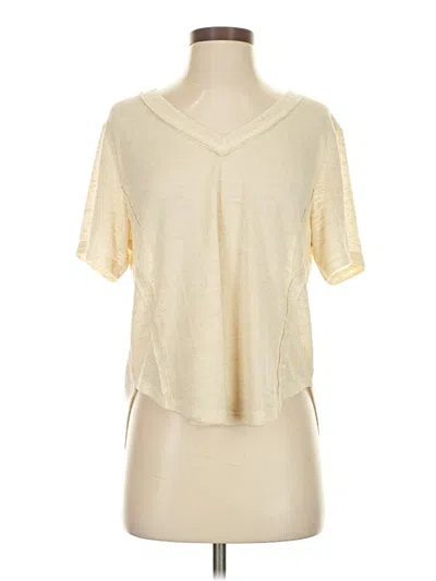 Pre-owned Blu Pepper Short Sleeve T-shirt In Ivory