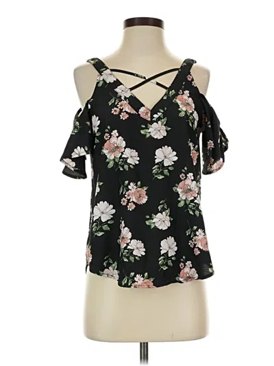 Pre-owned Blu Pepper Sleeveless Blouse In Black