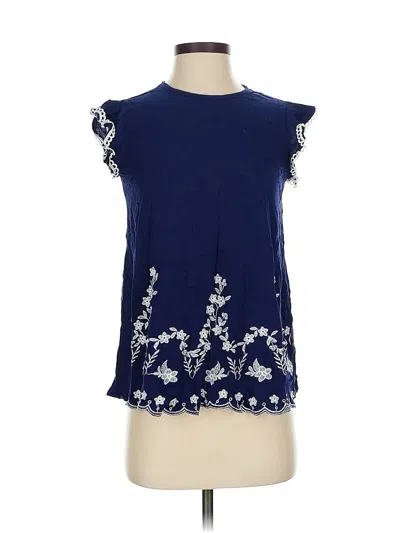 Pre-owned Blu Pepper Sleeveless Blouse In Blue