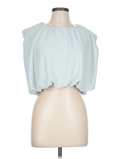 Blu Pepper Sleeveless Blouse In Blue