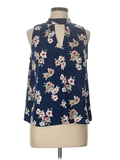 Pre-owned Blu Pepper Sleeveless Blouse In Blue