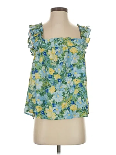 Pre-owned Blu Pepper Sleeveless Blouse In Blue