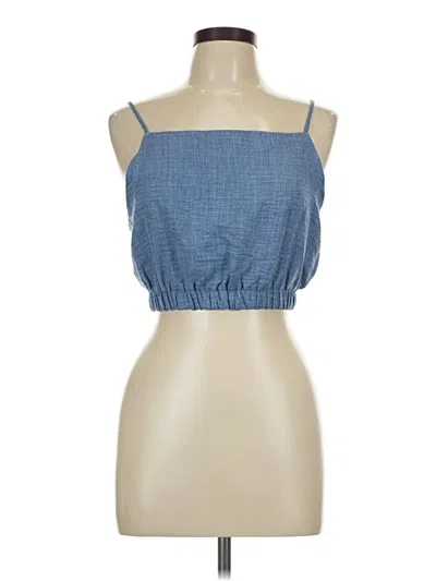 Pre-owned Blu Pepper Sleeveless Blouse In Blue