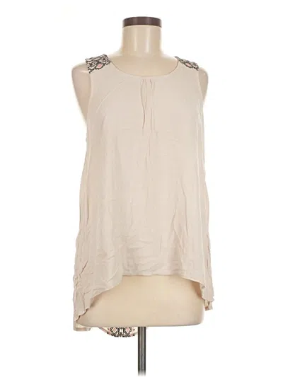 Pre-owned Blu Pepper Sleeveless Blouse In Brown