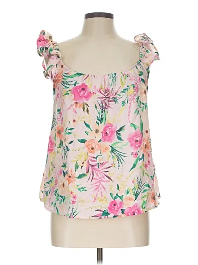 Pre-owned Blu Pepper Sleeveless Blouse In Pink