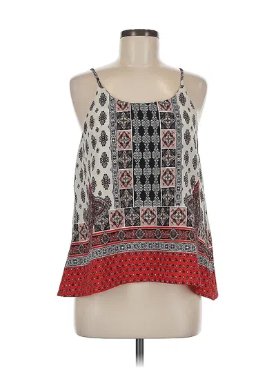 Pre-owned Blu Pepper Sleeveless Blouse In Red