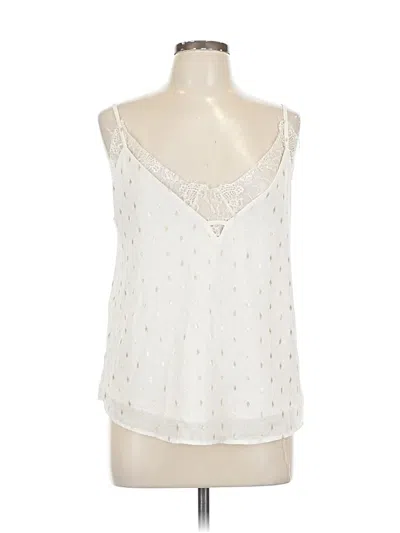 Pre-owned Blu Pepper Sleeveless Blouse In White