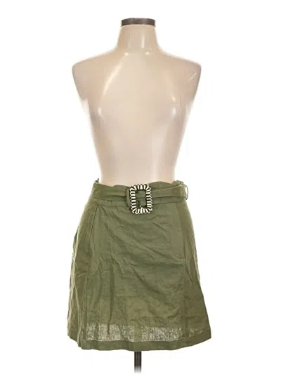 Blu Pepper Sleeveless Top Green Halter Neckline Tops