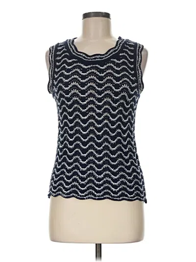 Pre-owned Blu Pepper Sleeveless T-shirt In Blue