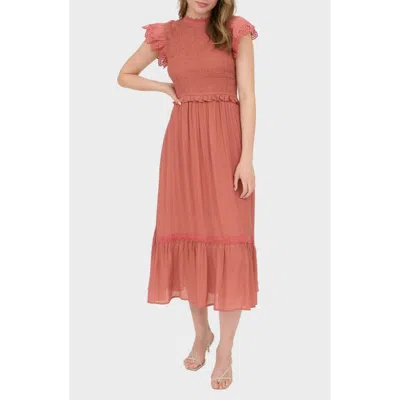 Blu Pepper Smocked Maxi Dress