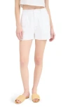 Blu Pepper Solid Pleated Front Shorts