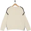 Blu Pepper Stitched Sweater In Neutral