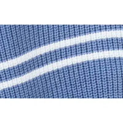 Blu Pepper Stripe Knit Sweater In Blue