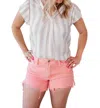 Blu Pepper Striped Button Back Top In Off-white In White