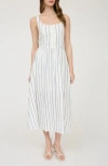 Blu Pepper Striped Midi Sundress